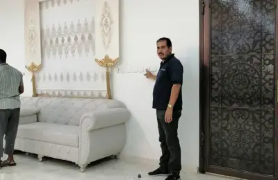 تركيب إضاءة داخلية في أبحر الشمالية بجدة - أثناء التنفيذ