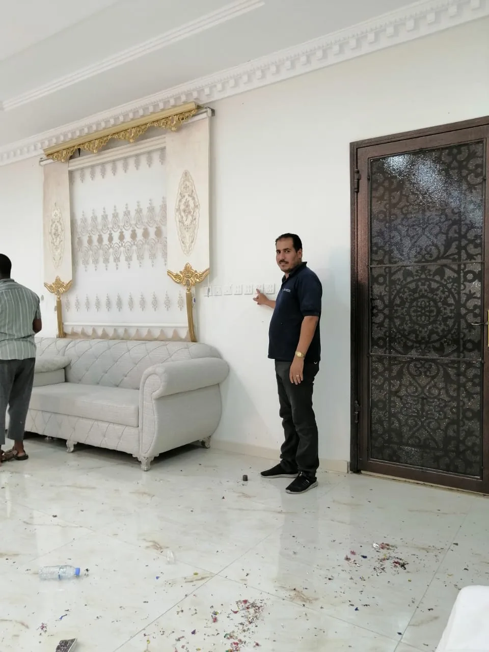 تركيب إضاءة داخلية في أبحر الشمالية بجدة - أثناء التنفيذ