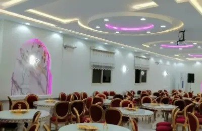 تركيب إضاءة داخلية في الباحة بجدة - أثناء التنفيذ