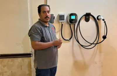 أعمال كهرباء عامة بجدة - في مرحلة التركيب - منظر شامل