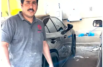 تركيب إنارة حديقة في الباحة بجدة - أثناء التنفيذ