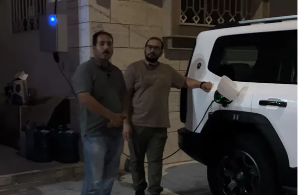 الانتهاء من تركيب شاحن سيارة كهربائية جيتور جدة ؛ حي مشرفة